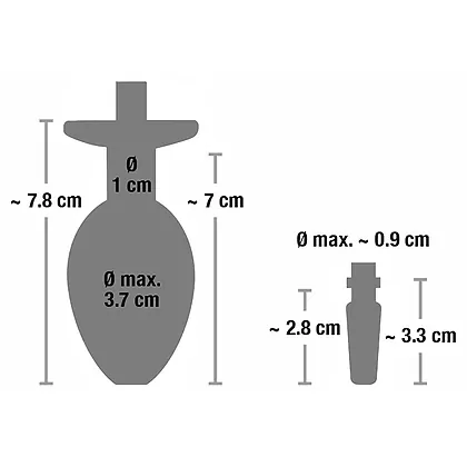Penisplug Și Dop Anal Jocuri Umede Argintiu