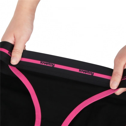 Chilot Secret Vibe Reîncărcabil cu Vibrator Discret și Telecomandă Negru S