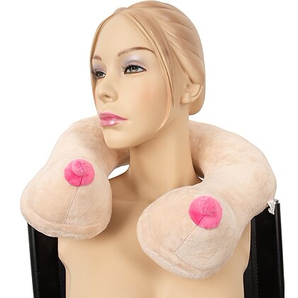 Pernă Cervicală Plush cu Formă de Sâni
