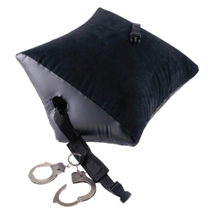 Pernă Gonflabilă Deluxe Position Master With Cuffs Negru