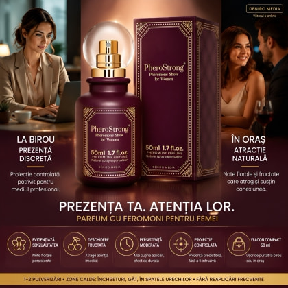 PheroStrong Show — Parfum Femei 50 ml, Floral-lemnos