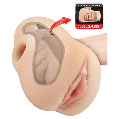 Pipedream Masturbator Squeeze cu Vibrații