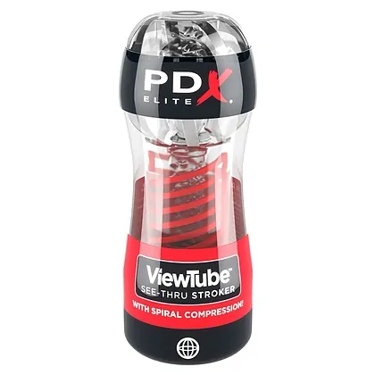 Pipedream PDX Elite ViewTube 2 Transparent Prindere Sigura