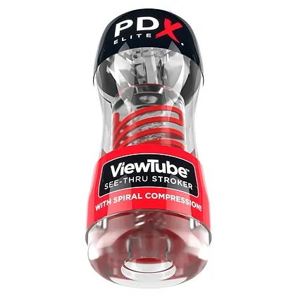 Pipedream PDX Elite ViewTube 2 Transparent Prindere Sigură