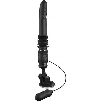 Pipedream Vibrator De împingere 7.6 cm, 10 Moduri, USB C Negru