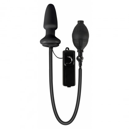 Plug Anal Ajustabil Cu Vibrații Funny Hills Negru