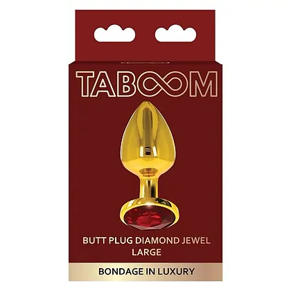 Plug Anal Cu Bijuterie La Bază L Auriu