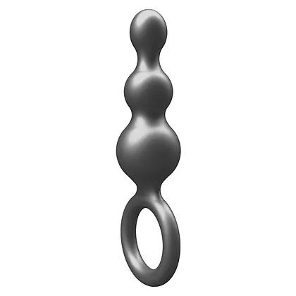 Plug Anal ToyJoy The Stuffer - 3 Sfere, silicon Gri