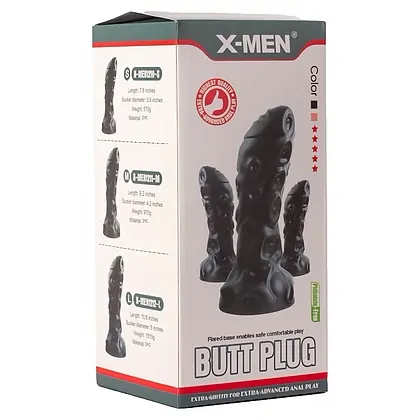 Plug Anal X-MEN Monster Plug 1 S Negru