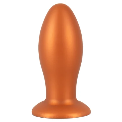 Plug Anal XL ANOS — silicon Moale, Ventuză 6.4 cm Maro