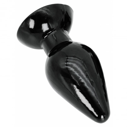 Plug Anal XXL 14 cm — Negru, Bază Lată Pentru Siguranță