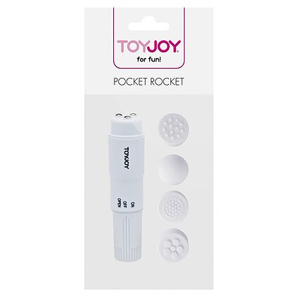 Pocket Rocket Vibrator Alb