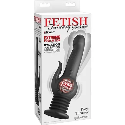 Pogo Thruster – Vibrator 3 Viteze, 10 Moduri, USB, Ventuză