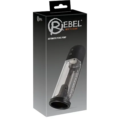 Pompă Mărire Penis Rebel Automatic Negru