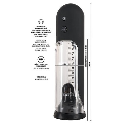 Pompă Mărire Penis Rebel Automatic Negru