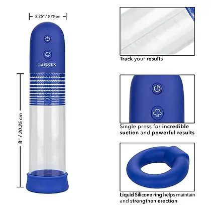 Pompă Penis Rechargeable Albastru