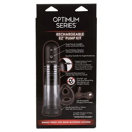 Pompă Penis Rechargeable Ez Negru