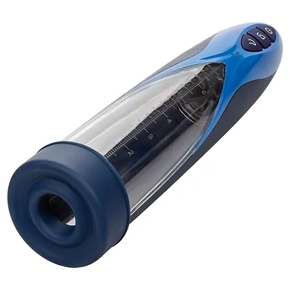 Pompa Penis Rechargeable Waterproof Albastru