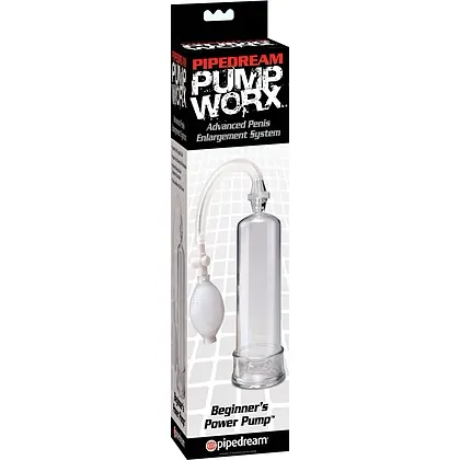 Pompă Penis Worx Beginners Power Transparent