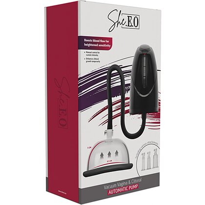 Pompă Vacuum Automată 3 Moduri, Control Reglabil – She.E.O. Negru