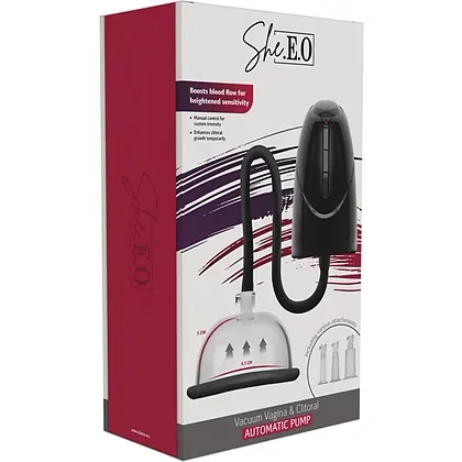 Pompă Vacuum Automată 3 Moduri, Control Reglabil – She.E.O. Negru