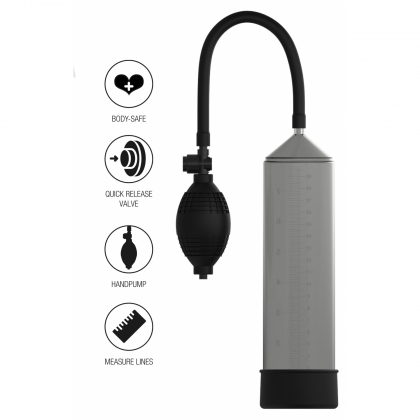 Pompă Vacuum Hidden Desire — Starter Discret Negru