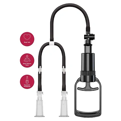 Pompiță Vacuum Pentru Sfârcuri Negru