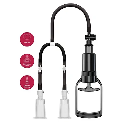 Pompiță Vacuum Sfârcuri She.E.O. — Sensibilitate Negru