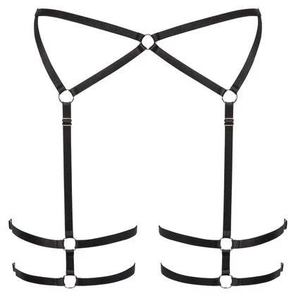 Portjartier Cottelli Collection Hidden Flame Negru L-XL