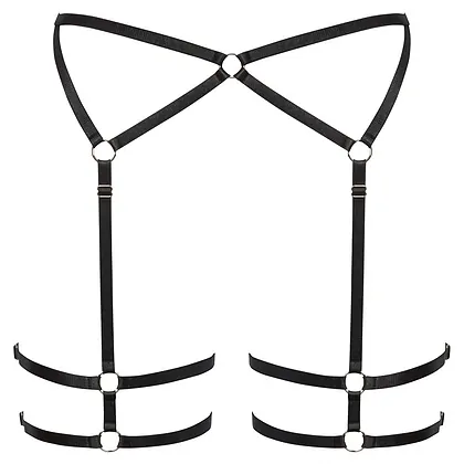 Portjartier Cottelli Collection Hidden Flame Negru L-XL