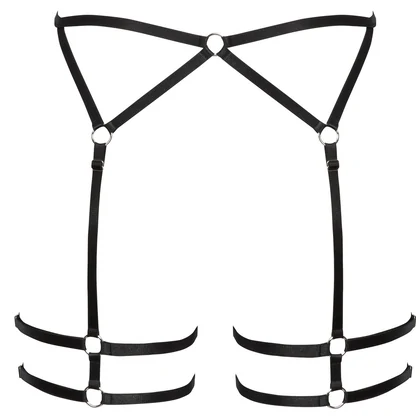 Portjartier Cottelli Collection Hidden Flame Negru L-XL