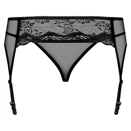 Portjartier Obsessive Charms Negru S-M