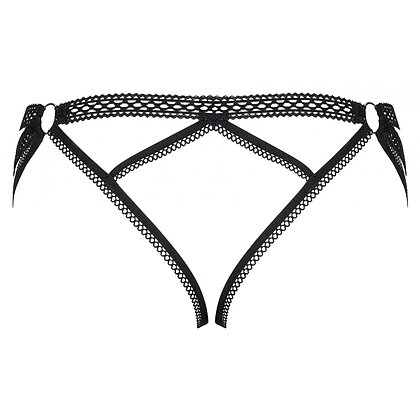 Portjartier Obsessive Darkie Negru L-XL