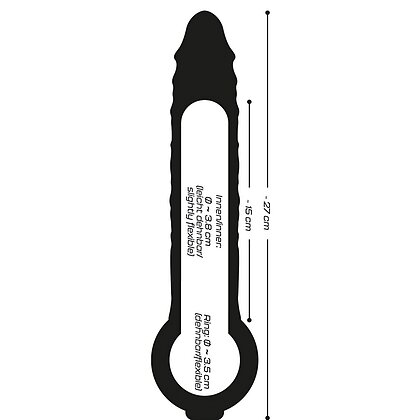 Prelungitor Crystal Skin Penis Sleeve Transparent