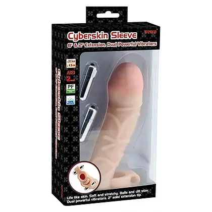 Prelungitor Penis Charmly Cyberskin Extension Sleeve