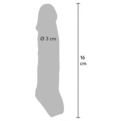 Prelungitor Penis De Mărime Medie Transparent