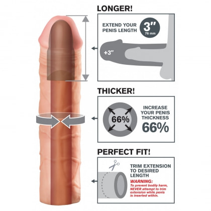 Prelungitor Penis Pipedream 23cm