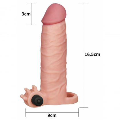 Prelungitor Penis Pleasure X-Tender Vibrating 1