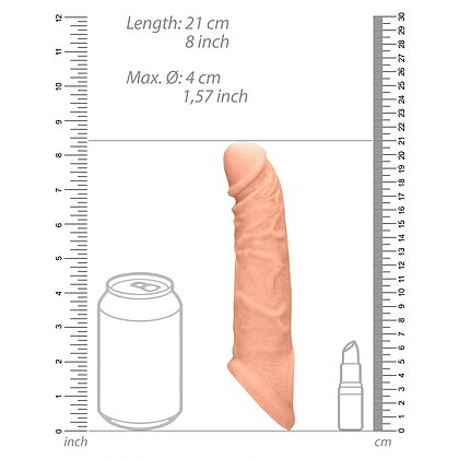 Prelungitor Penis Sleeve 21cm Shots