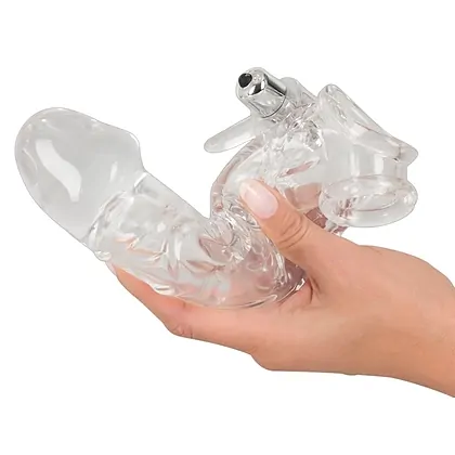 Prelungitor Penis Vibrator Crystal Skin Transparent