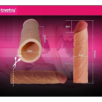 Prelungitor Pleasure X-Tender Penis Sleeve 19cm