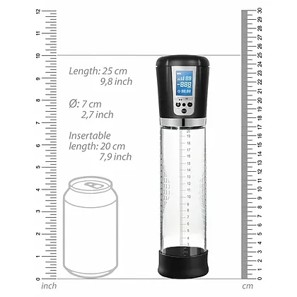 Premium Rechargeable Automatic LCD Pump - Transparent