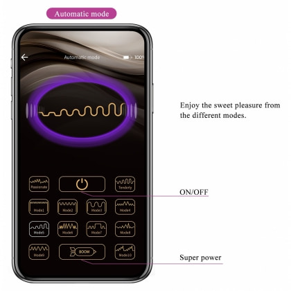 Pretty Love Baird: Vibrator Punctul G 12 Moduri Reîncărcabil Roz
