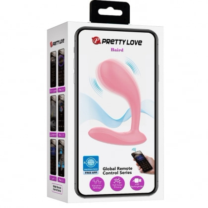 Pretty Love Baird: Vibrator Punctul G 12 Moduri Reîncărcabil Roz