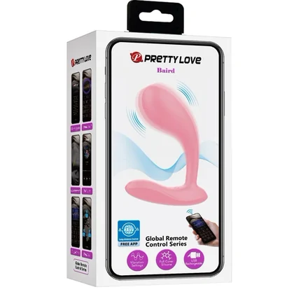 Pretty Love Baird: Vibrator Punctul G 12 Moduri Reîncărcabil Roz