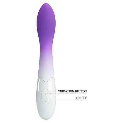 Pretty Love Bishop, Vibrator curbat Punct G, 30 Funcții Mov
