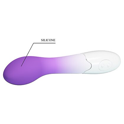Pretty Love Bishop, Vibrator curbat Punct G, 30 Funcții Mov
