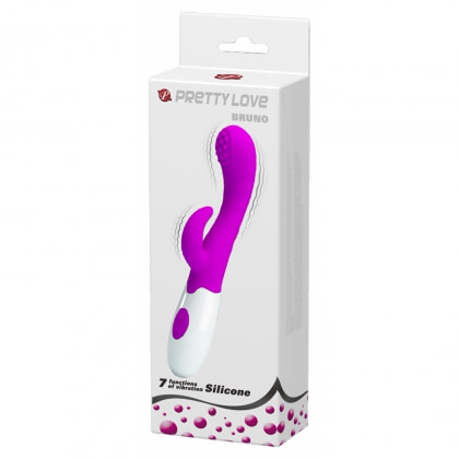 Vibrator Rabbit Pretty Love Bruno pentru Vagin și Clitoris