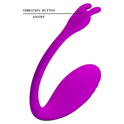 Pretty Love Catalina – Love Egg Reîncărcabil, 12 Funcții Mov