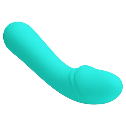 Pretty Love Cetus – Vibrator Punctul G 15 cm, 12 Moduri Albastru